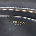 Prada Triangle Logo Black Saffiano Lux Tote Bag
