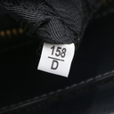 Prada Triangle Logo Black Saffiano Lux Tote Bag