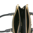 Prada Jacquard Symbole Embroidered Mini Galleria Double Zip Tote 