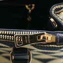 Prada Jacquard Symbole Embroidered Mini Galleria Double Zip Tote 