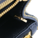 Prada Jacquard Symbole Embroidered Mini Galleria Double Zip Tote 