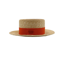 Prada Small Woven Straw Hat Natural