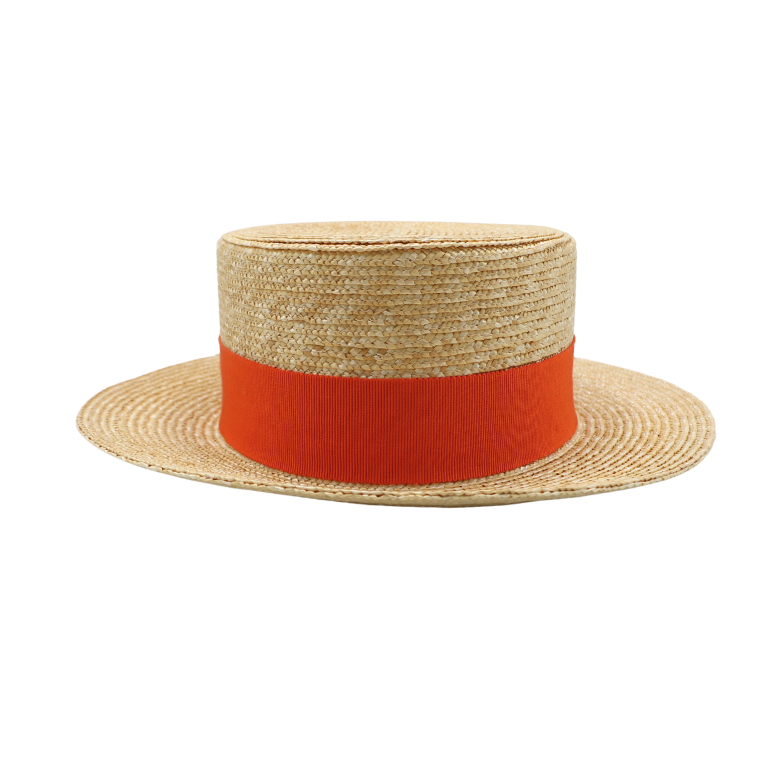 Prada Small Woven Straw Hat Natural