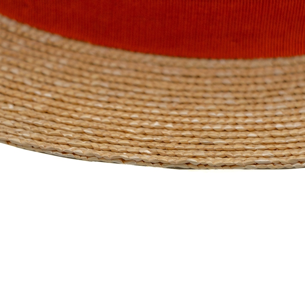 Prada Small Woven Straw Hat Natural