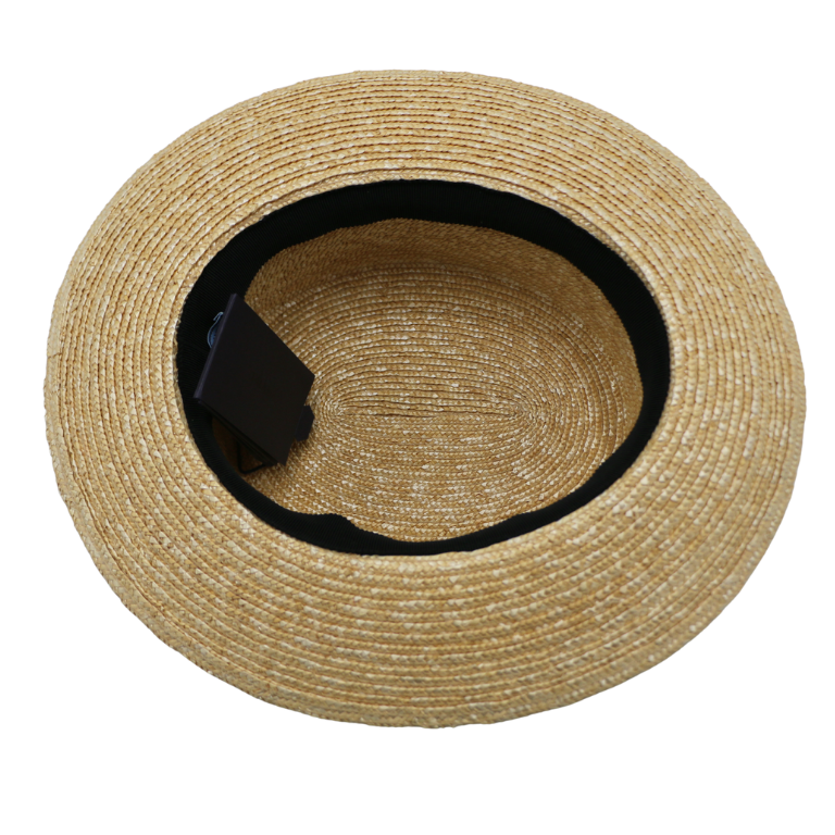 Prada Small Woven Straw Hat Natural