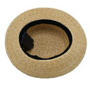 Prada Small Woven Straw Hat Natural