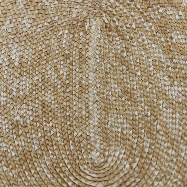 Prada Small Woven Straw Hat Natural