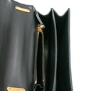 Valentino Garavani Vain Small Shoulder Bag In Crocodile Leather in Black