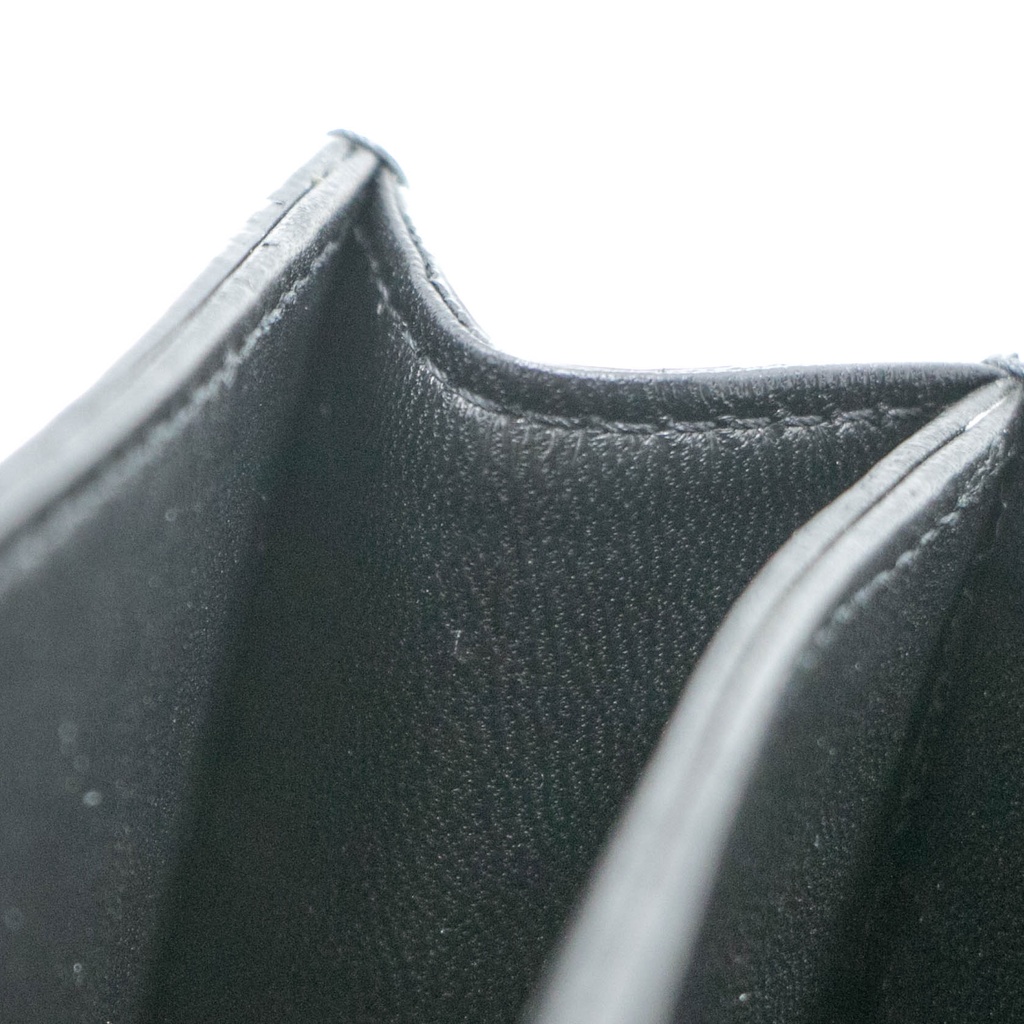Valentino Garavani Vain Small Shoulder Bag In Crocodile Leather in Black