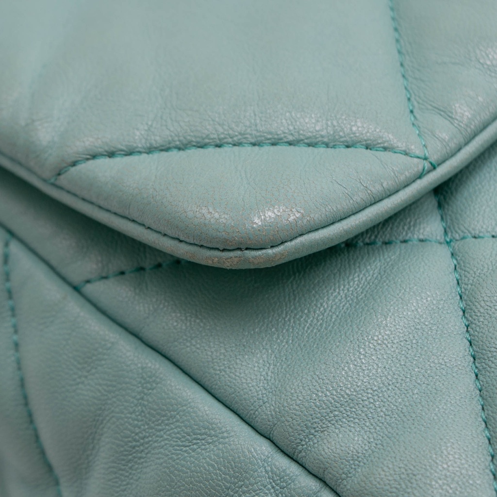 Chanel 19 Flap Large Crossbody Bag Light Green