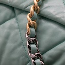 Chanel 19 Flap Large Crossbody Bag Light Green