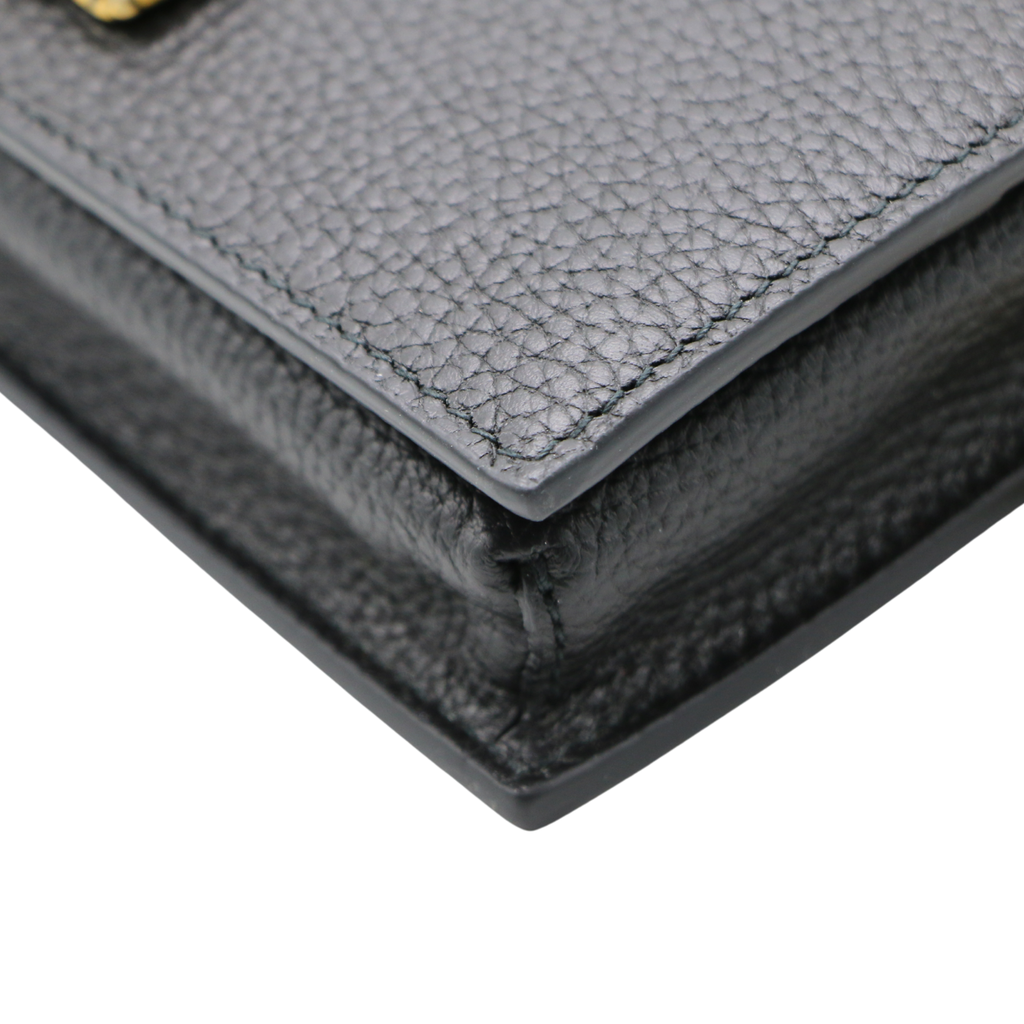 Gucci Interlocking G Chain Wallet Light Brown 746056