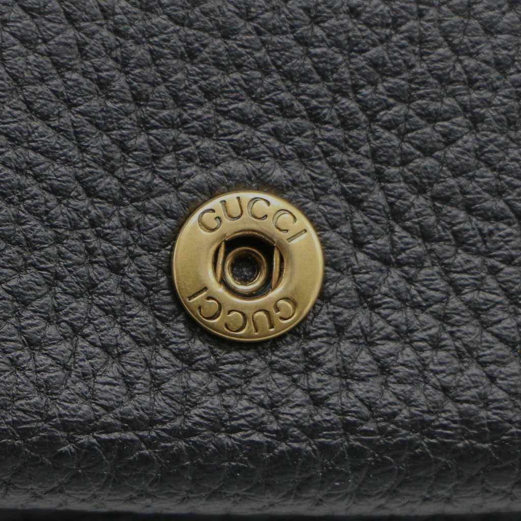 Gucci Interlocking G Chain Wallet Light Brown 746056