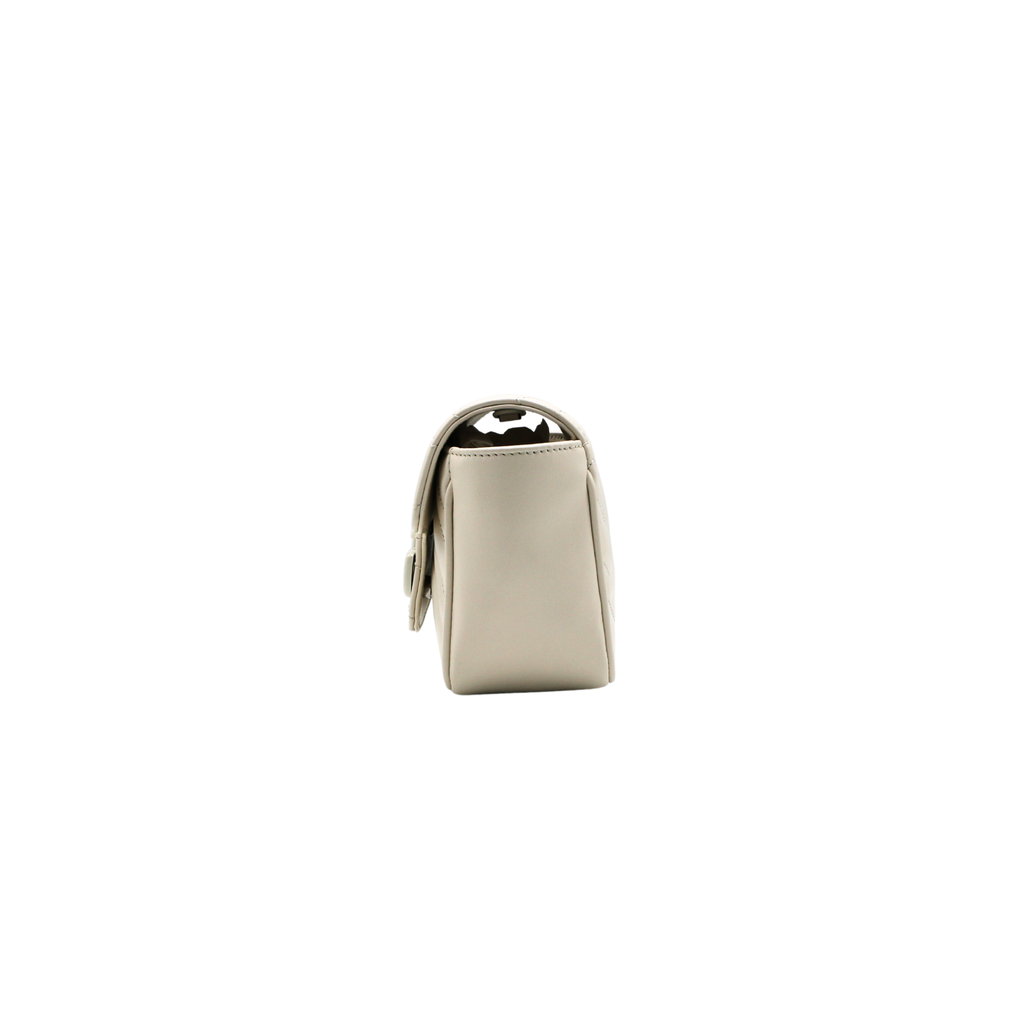 Gucci GG Marmont Belt Bag In White Leather 739599