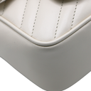 Gucci GG Marmont Belt Bag In White Leather 739599