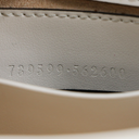 Gucci GG Marmont Belt Bag In White Leather 739599