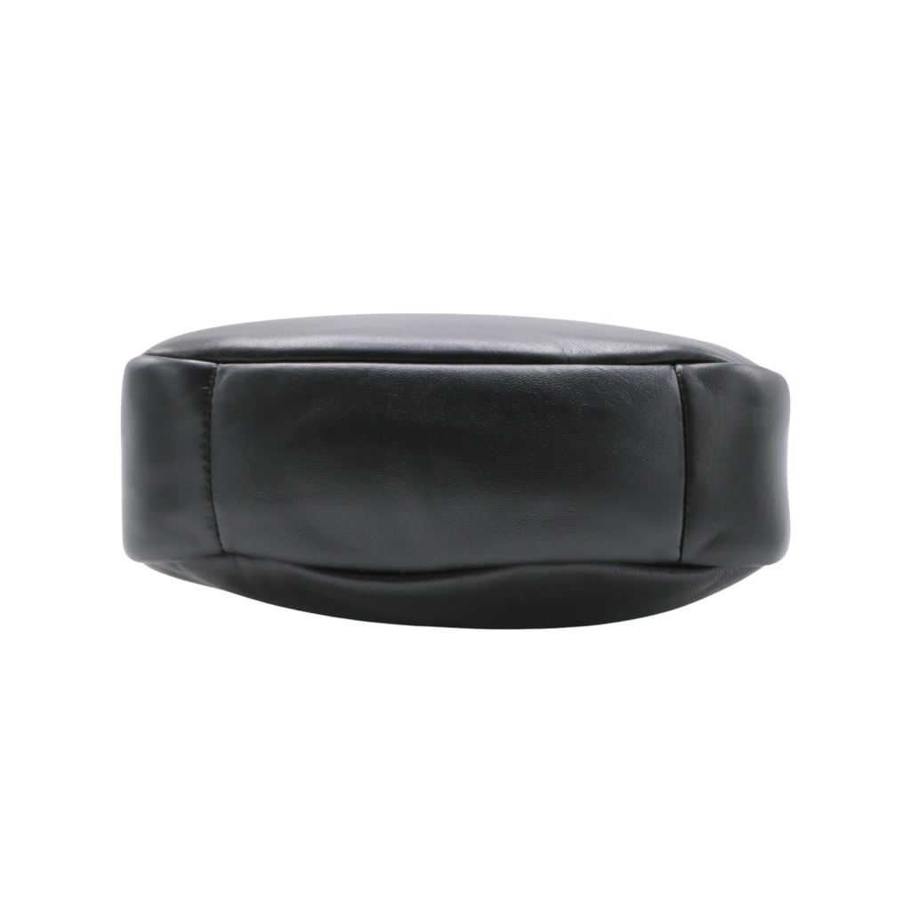 Prada Mini Padded Leather Shoulder Bag Black