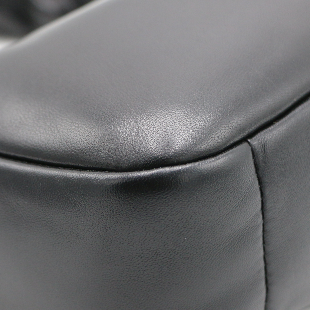 Prada Mini Padded Leather Shoulder Bag Black