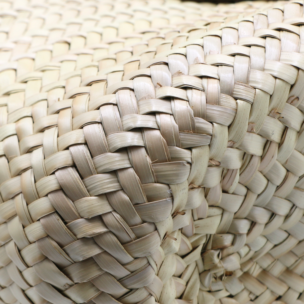 Prada Raffia Woven Braided Basket Tote Bag