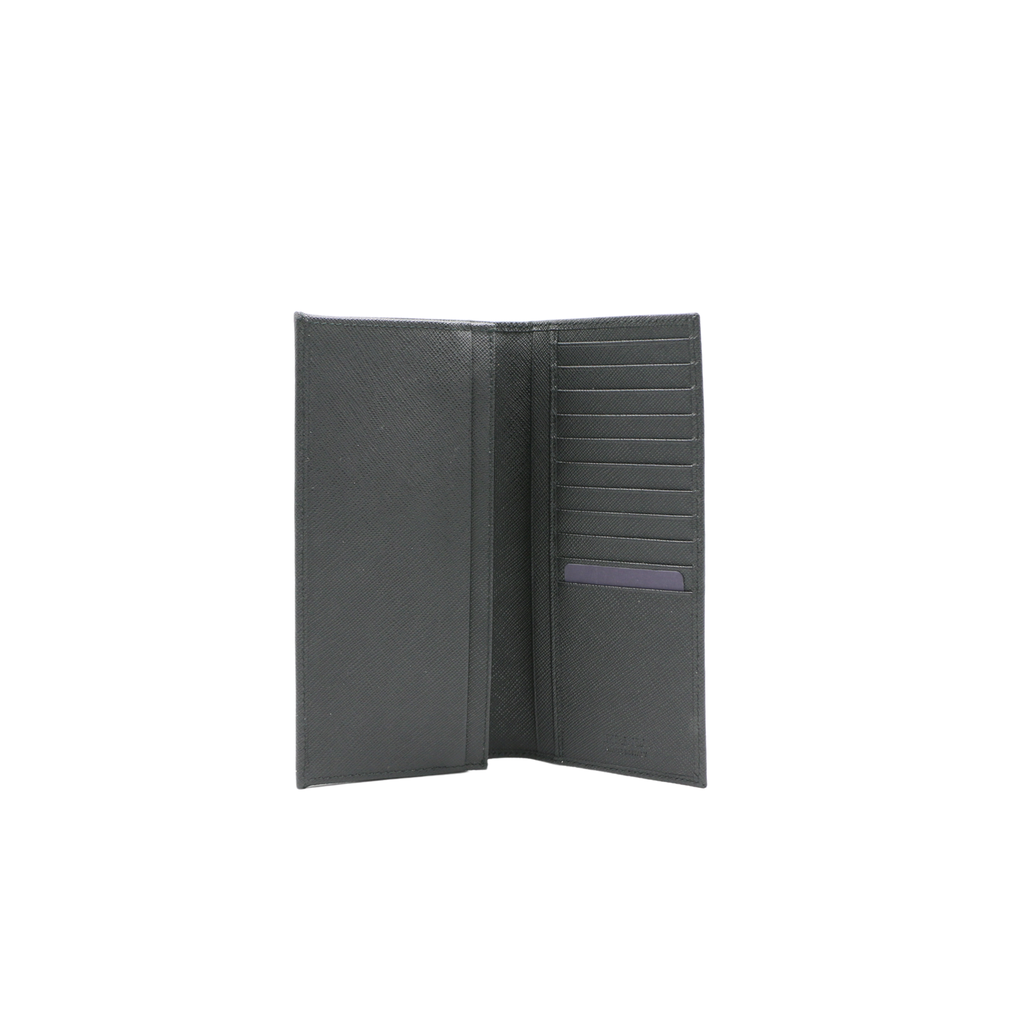 Prada Saffiano Long Folded Wallet
