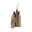 Prada Logo Plate Matinee Medium Shoulder Bag Pink