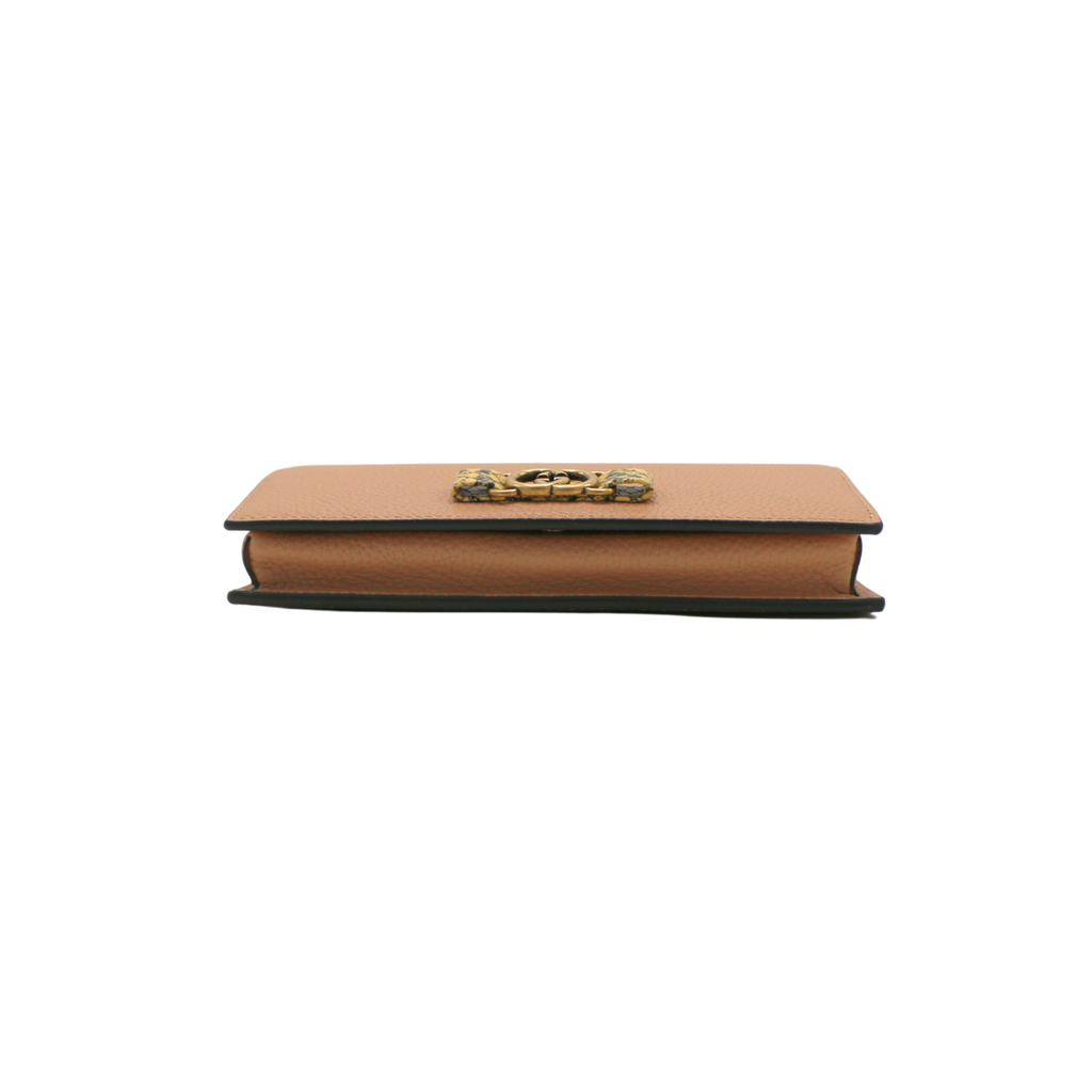 Gucci Interlocking G Chain Wallet Light Brown 746056