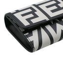 Fendi By Marc Jacobs Fendi Roma Coninental Wallet On Chain Black And White
