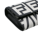 Fendi By Marc Jacobs Fendi Roma Coninental Wallet On Chain Black And White