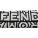 Fendi By Marc Jacobs Fendi Roma Coninental Wallet On Chain Black And White