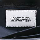 Fendi By Marc Jacobs Fendi Roma Coninental Wallet On Chain Black And White
