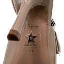 Christian Dior J'Adior Slingback Pump Beige Patent Calfskin In Size 38
