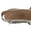 Christian Dior J'Adior Slingback Pump Beige Patent Calfskin In Size 38