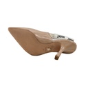 Christian Dior J'Adior Slingback Pump Beige Patent Calfskin In Size 37