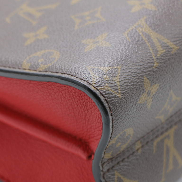 Louis Vuitton  Monogram Victoire Bag Red