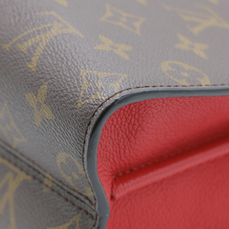 Louis Vuitton  Monogram Victoire Bag Red