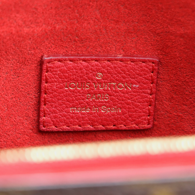Louis Vuitton  Monogram Victoire Bag Red