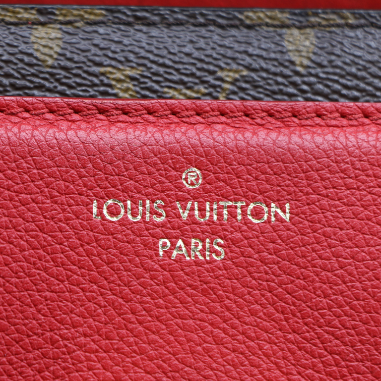 Louis Vuitton  Monogram Victoire Bag Red