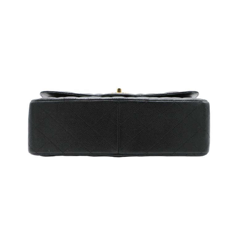 Chanel Caviar Quilted Jumbo Double Flap Black