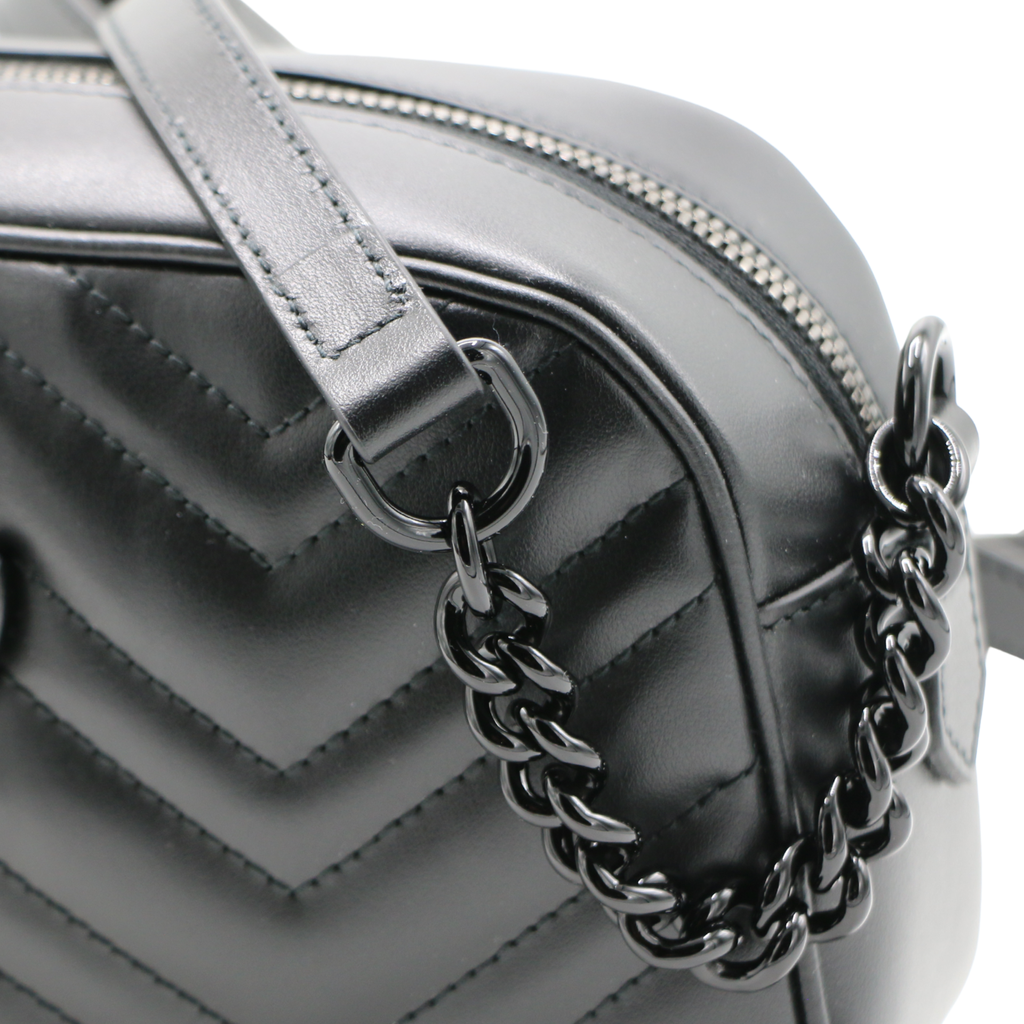 Gucci GG Marmont Small Black Shoulder Bag 447632