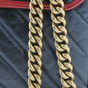 Gucci Vintage Effect Calfskin Matelasse Small GG Marmont Shoulder Bag 