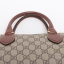 Gucci GG Supreme Top Handle Leather Boston Bag 409529