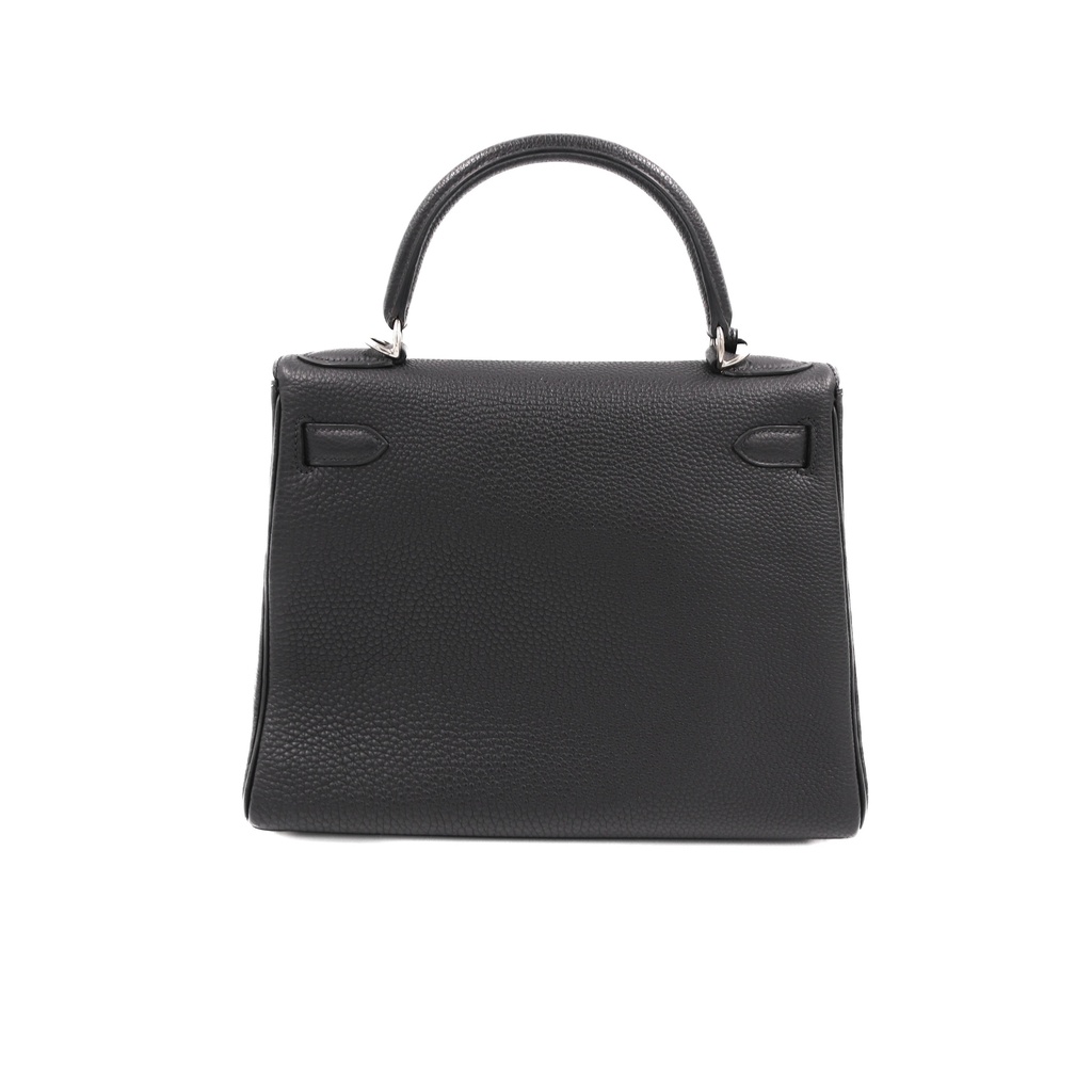Hermes Kelly 28 Togo Silver Metal Fittings Year 2003