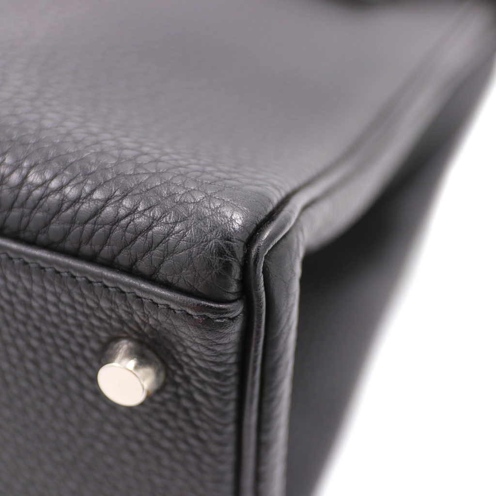 Hermes Kelly 28 Togo Silver Metal Fittings Year 2003