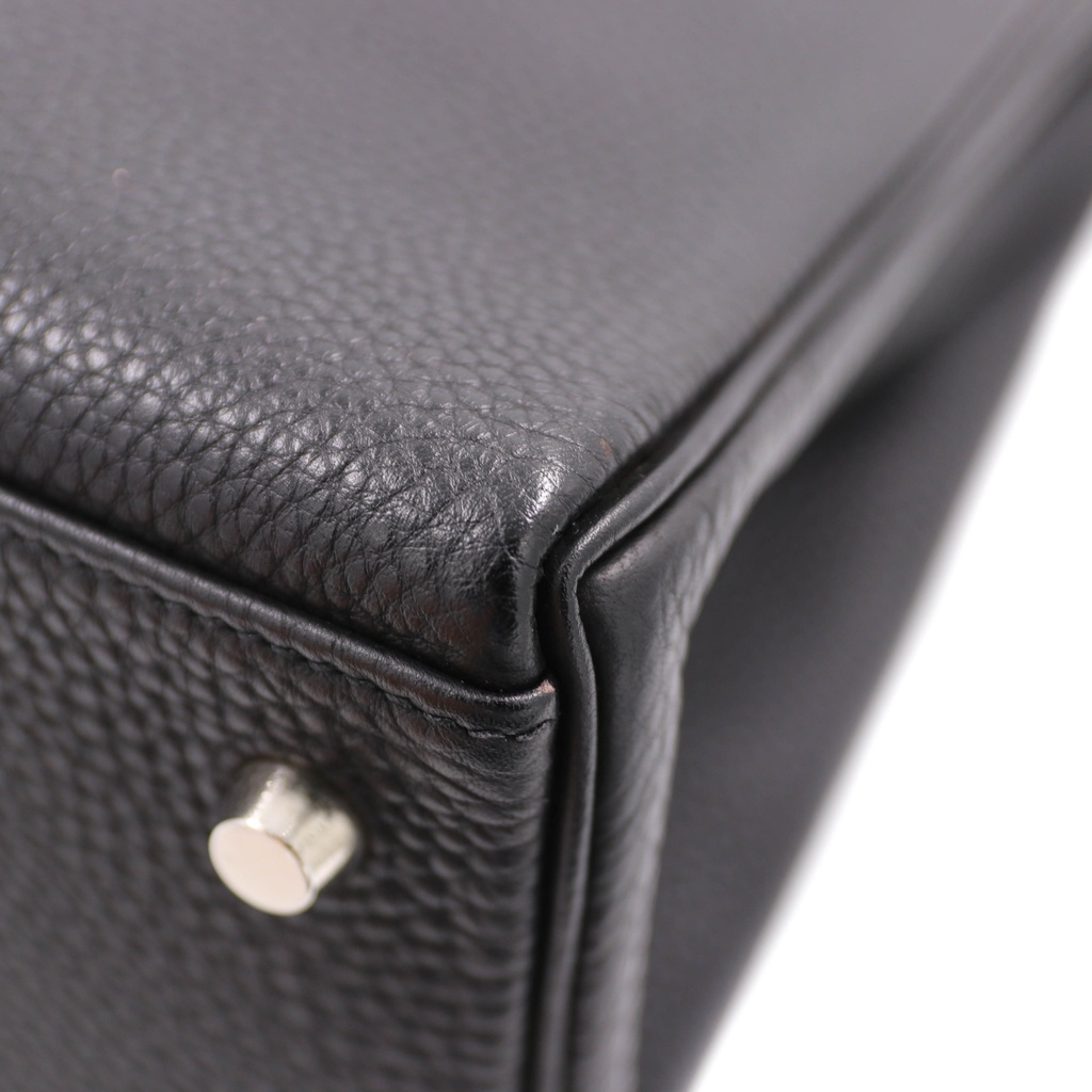 Hermes Kelly 28 Togo Silver Metal Fittings Year 2003