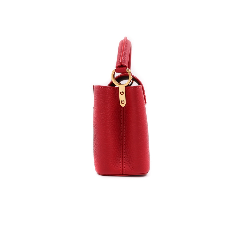 Louis Vuitton Taurillon Capucines Scarlet PM