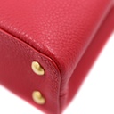 Louis Vuitton Taurillon Capucines Scarlet PM