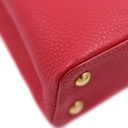 Louis Vuitton Taurillon Capucines Scarlet PM