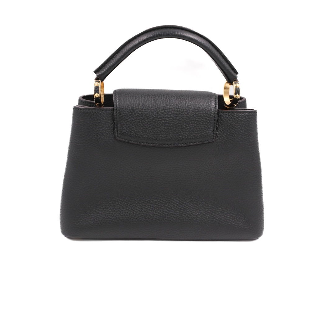 Louis Vuitton Taurillon Capucines Black PM