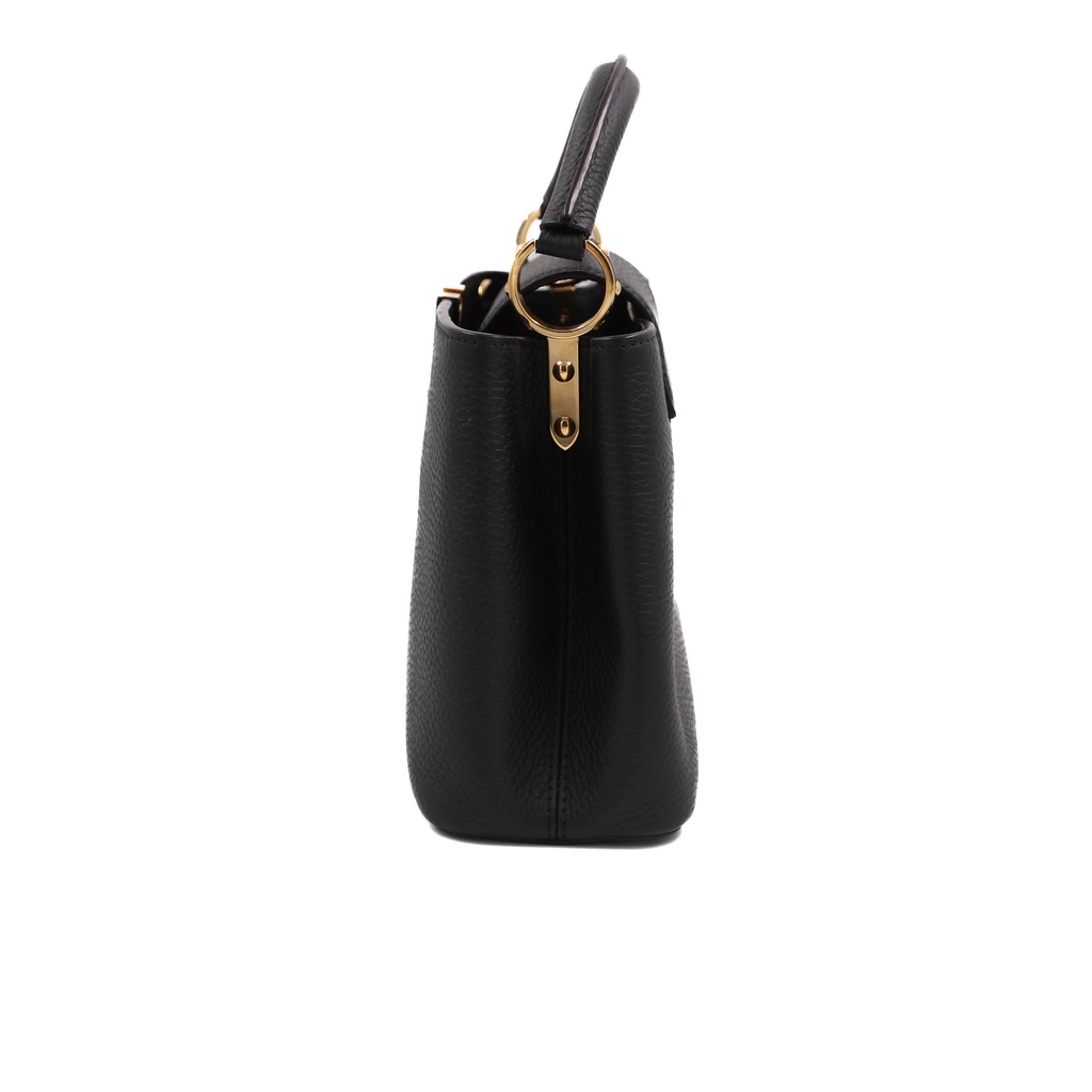 Louis Vuitton Taurillon Capucines Black PM