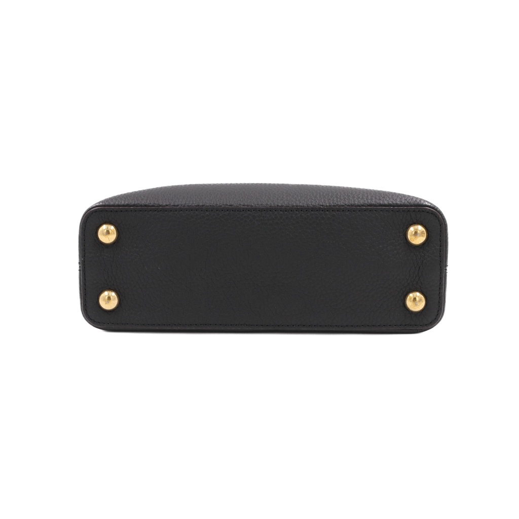 Louis Vuitton Taurillon Capucines Black PM